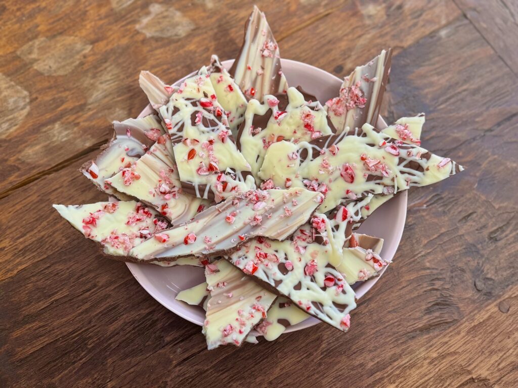 peppermint Christmas bark