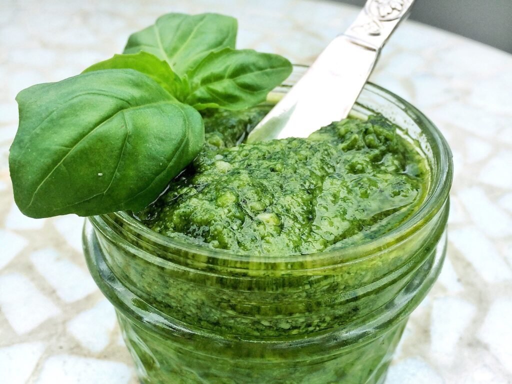 homemade pesto