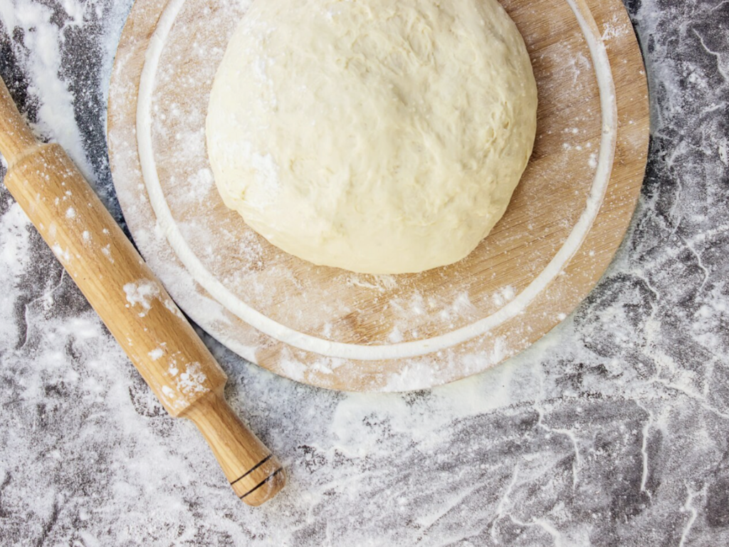 Pizza dough yeast free