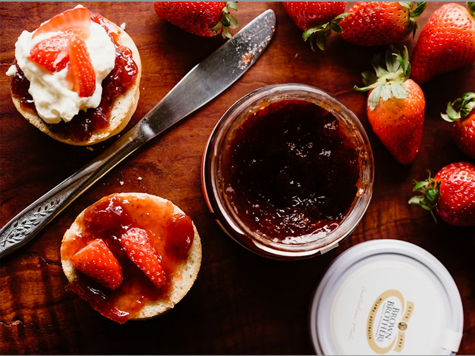Brown Brothers Prosecco scones