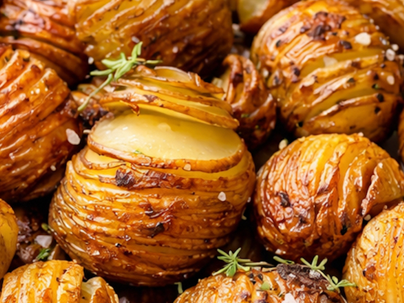 hasselback potatoes