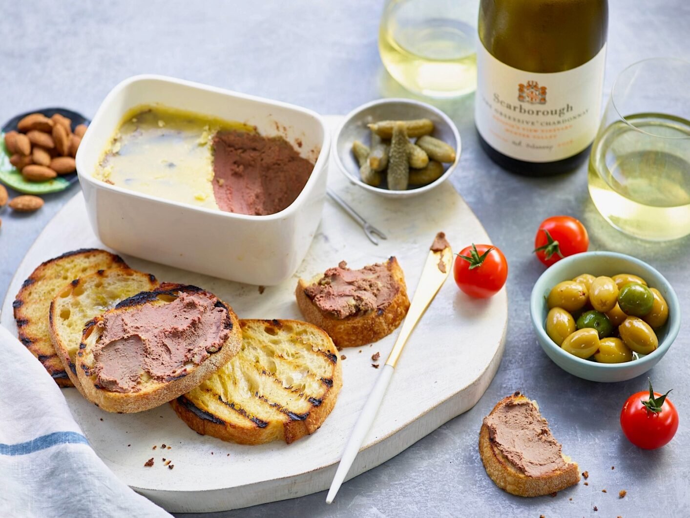 Chicken Liver Pâté with Chardonnay
