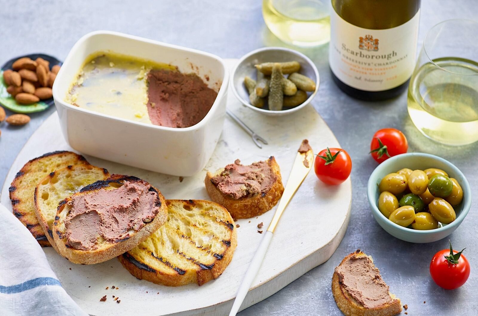 Chicken Liver Pâté with Chardonnay