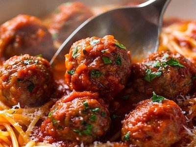 beef and pork meatballs