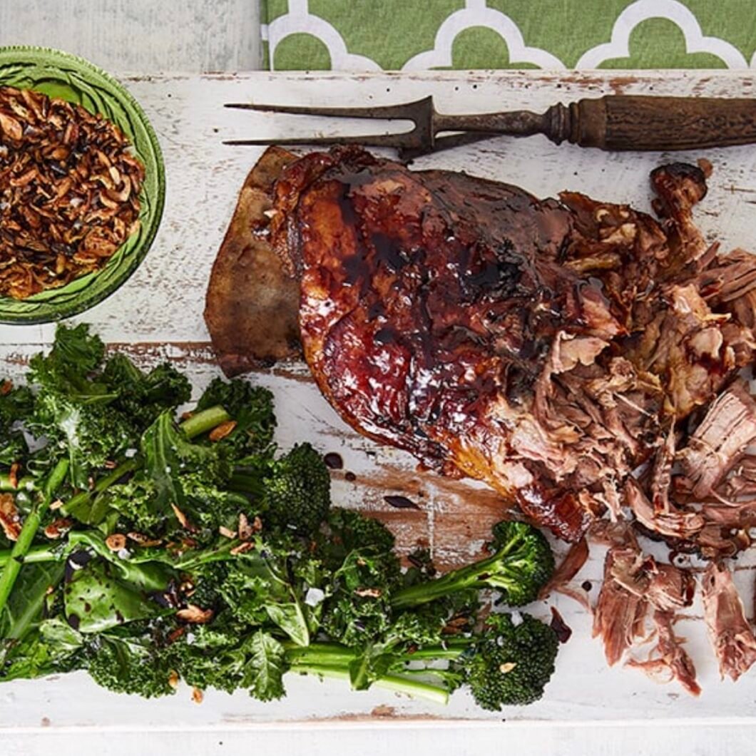 Slow-Roasted Asian Lamb Shoulder